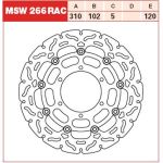 Bremsscheibe TRW MSW266RAC, 1 Stück