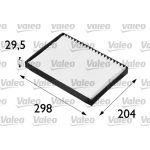 Filtro, aire habitáculo VALEO ESSENTIAL VALEO 698606