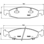 Levyjarrun jarrupalasarja BREMBO P 37 005