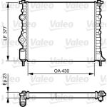 Motorkühler VALEO 731378
