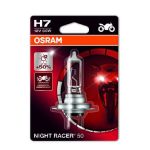 Lâmpada de halogéneo OSRAM H7 Night Racer 50% Moto 12V, 55W