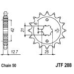 Kettenrad vorne JT JTF288,16