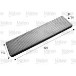 Filtro, filtro abitacolo CLIMFILTER COMFORT VALEO 716062