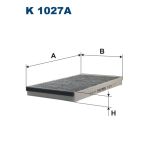 Kupéfilter FILTRON K 1027A