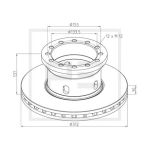 Disque de frein PETERS 106.202-00