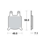 Bremsbelagsatz TRW MCB536