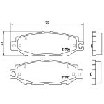 Levyjarrun jarrupalasarja BREMBO P 83 036