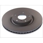Disco de freno ATE 24.0128-0153.1 frente, ventilado, altamente carbonizado, 1 pieza