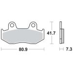 Bremsbelagsatz TRW MCB534SI