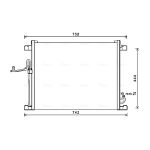 Condenseur (climatisation) AVA COOLING DN5392