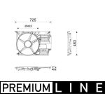 Cubierta del ventilador MAHLE CFS 30 000P