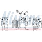 Compressor airconditioning NISSENS 890688