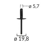 Niet ROMIX C60691, 10 Stück