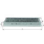 Kupéfilter KNECHT LAK 32/1