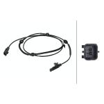 Sensor do ABS traseiro, direito HELLA 6PU 010 039-791