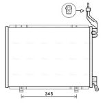 A/C-kondensor AVA COOLING FD5593