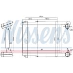 Ladeluftkühler NISSENS 97028