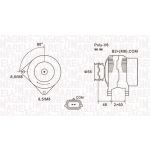 Drehstromgenerator MAGNETI MARELLI 063731974010