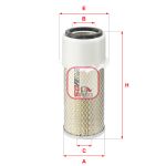 Filtro de ar SOFIMA S 0840 A