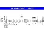 Bromsslang ATE 24.5140-0396.3
