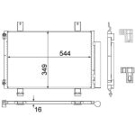 Condensator, airconditioning MAHLE AC 456 000S