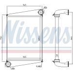 Ladeluftkühler NISSENS 961259