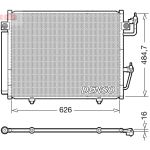Kondensator, Klimaanlage DENSO DCN45009