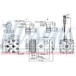 Airconditioning compressor NISSENS 89472
