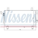 Condensator, airconditioning NISSENS 940435