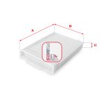 Filtre, air de l'habitacle SOFIMA S 3107 C