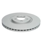 Disco de freno ATE 24.0125-0123.1 frente, ventilado, altamente carbonizado, 1 pieza