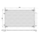 Condensator, airconditioning VALEO 822604