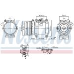 Compressor airconditioning NISSENS KLIMA NIS 891011