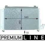 Condensator, airconditioning MAHLE AC 420 000P