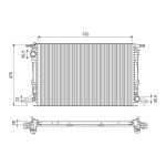Motorkylare VALEO 701293