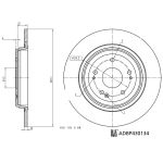 Jarrukiekko BLUE PRINT ADBP430134