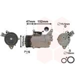 Airco-compressor VAN WEZEL 0600K076