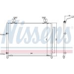 Condensator, airconditioning NISSENS 940295