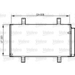Condensator, airconditioning VALEO 814215