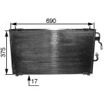 Condensator, airconditioning MAHLE AC 175 000S