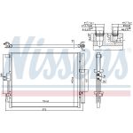 Condensator, airconditioning NISSENS 941133