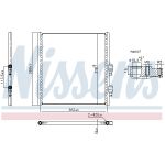 Condensator, airconditioning NISSENS 941308