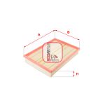 Luftfilter SOFIMA S 7502 A