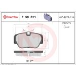 Juego de pastillas de freno, freno de disco BREMBO P 50 011