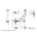 Suspensão da roda BLUE PRINT ADBP860197