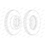 Disque de frein BERAL BCR257A