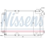 Condensator, airconditioning NISSENS 94892