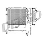 Raffreddatore motore DENSO DRM23007