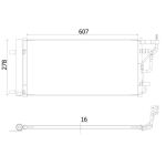 Condensator, airconditioning MAHLE AC 956 000S