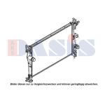 Radiateur moteur AKS DASIS 080118N